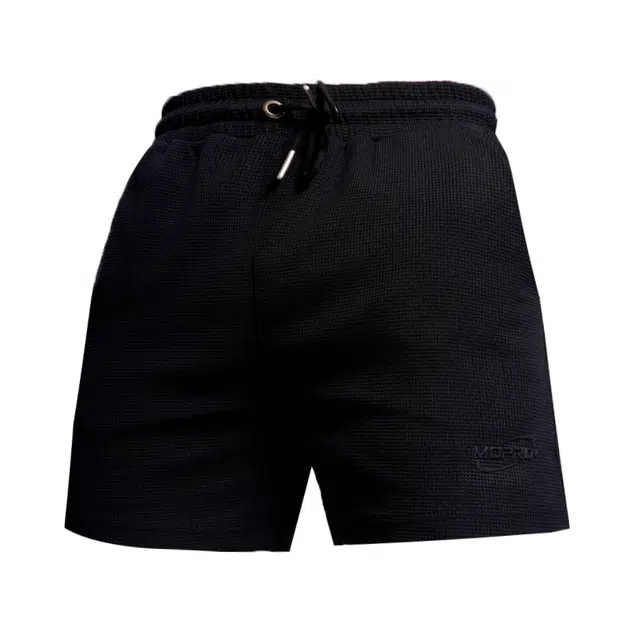 墨立方 夏季 华夫格立体编织感垂顺挺阔舒适耐穿运动短裤 男款