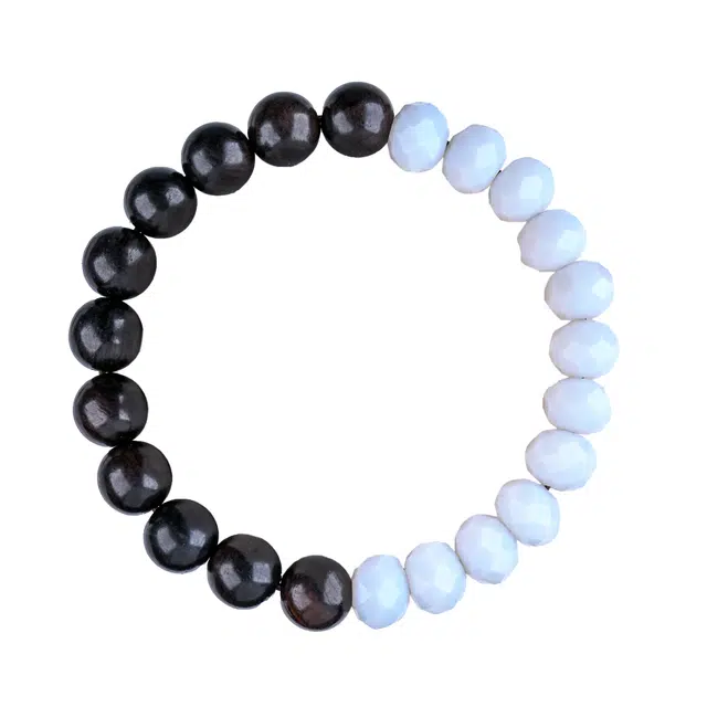 嫒柯 国潮新中式轻奢高级感佛珠念珠盘玩文玩好运莲莲诸事顺遂平安喜乐招财纳福八方来财转运百搭#好运 黑檀 手串 男女同款情侣款