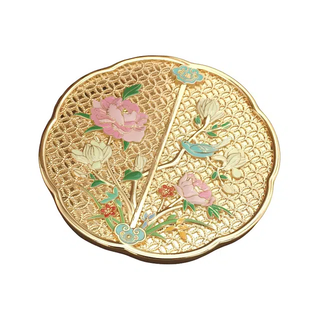 未来枫情 复古古风创意文创手持化妆镜 国潮