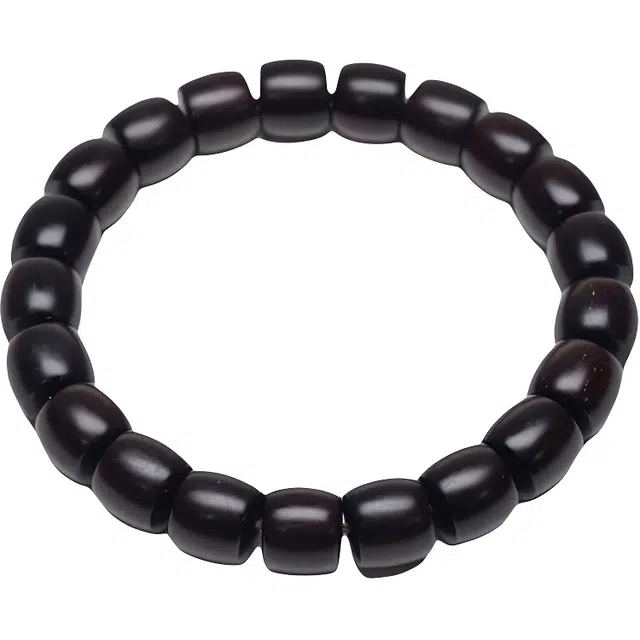 仙源 新中式国风国潮素串高密小叶顺利平安喜乐佛珠文玩复兴盘串念珠转运珠#好运 紫檀属 手串 男女同款情侣款