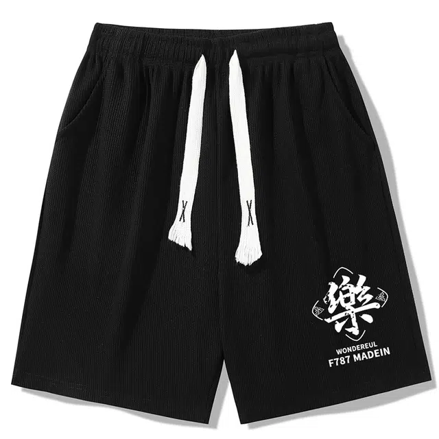 双星八特 时尚个性百搭大口袋休闲短裤 男女同款
