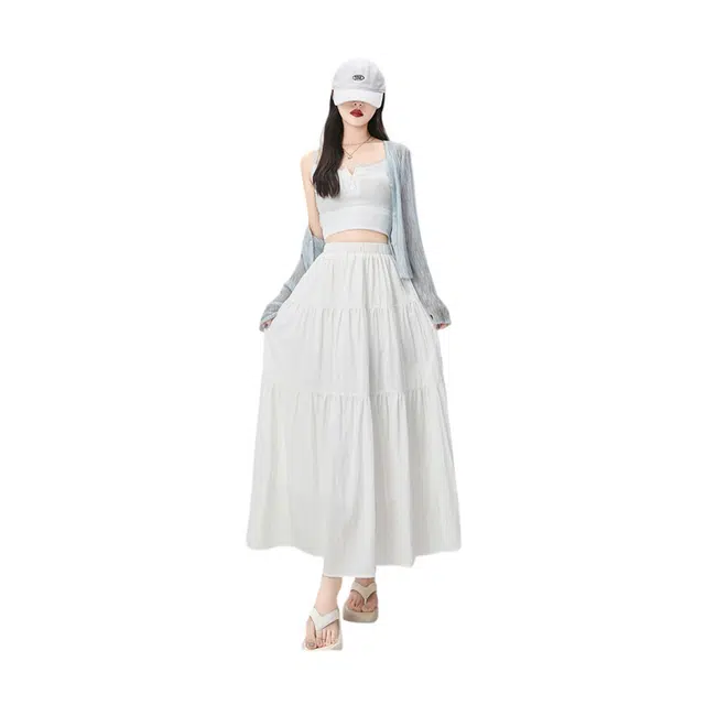 荟萃阁 舒适时尚简约百搭休闲长裙 女款