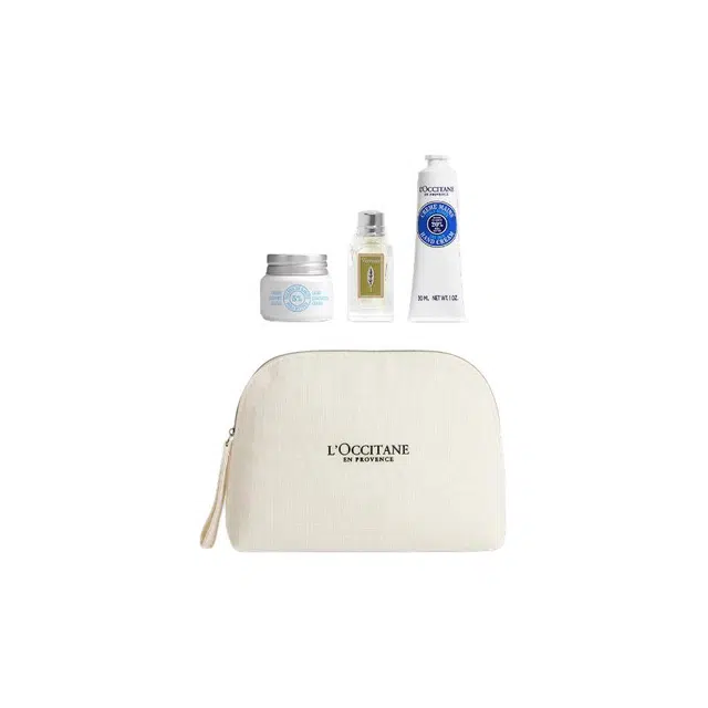 欧舒丹 面霜淡香水乳木果护手霜小样体验装 舒缓保湿 四件套