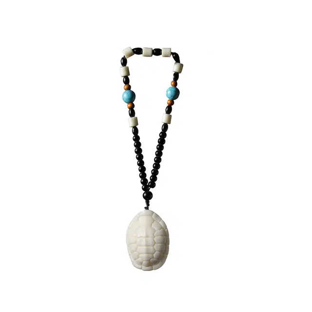 嫒柯 新中式国潮文艺复古风随身携带盘玩摆件办公小众百搭万事如意平安纳福诸事顺遂财源广进工艺品好运 象牙果 手把件 男女同款情侣款