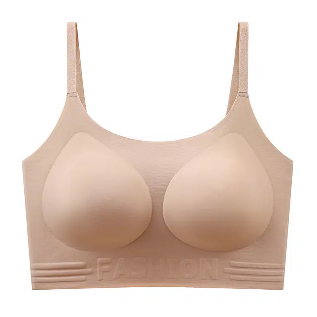 蒄趣 隐形美背无痕小胸聚拢显大收副乳薄款运动舒适文胸 女款 组合装
