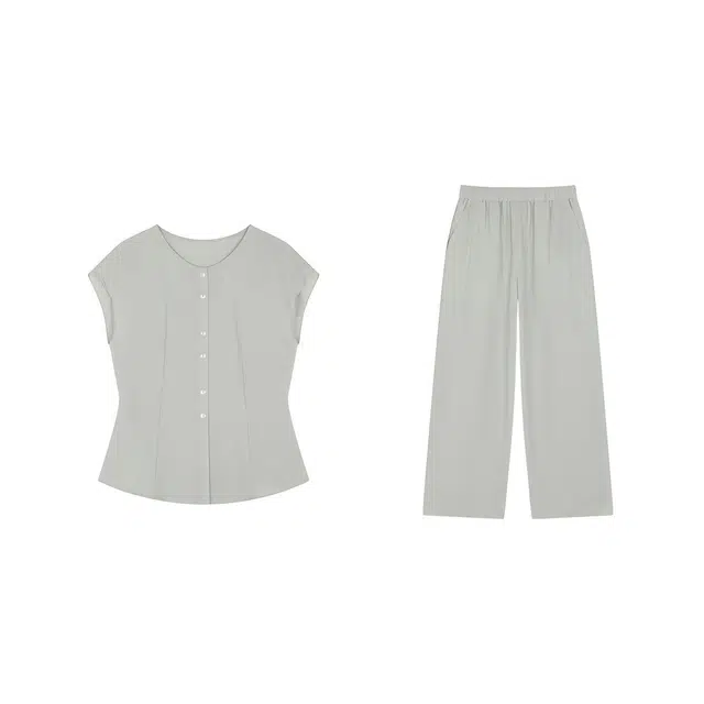 潞优野 简约舒适百搭时尚休闲套装 女款