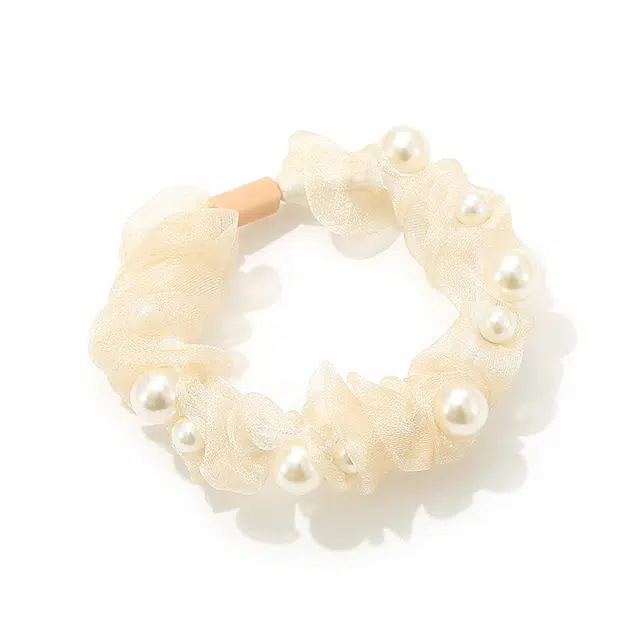 如花梦 仙气网纱弹力扎发时尚 欧根纱 发圈 女款