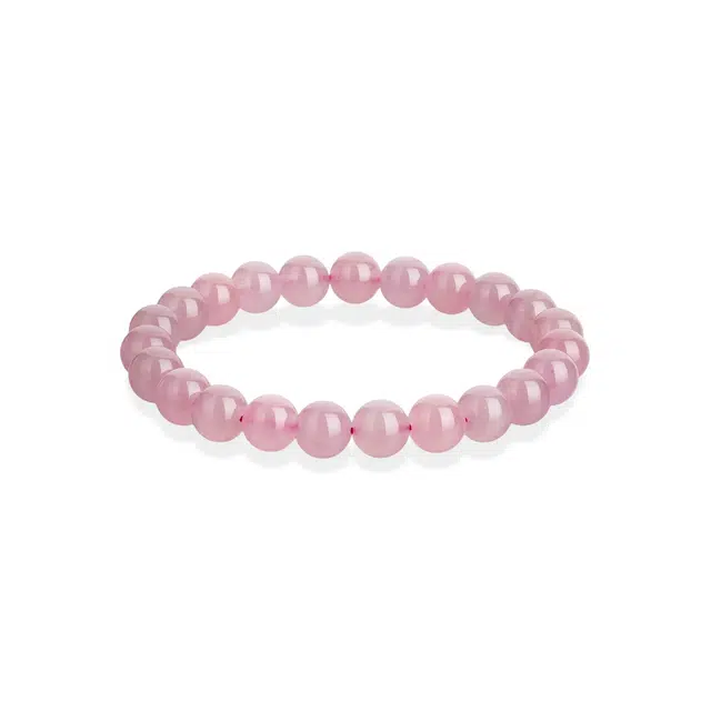 饰伴 霓裳羽衣 时尚简约 可爱系 高级质感 小众设计#好运 日常百搭 粉水晶 手串 男女同款情侣款