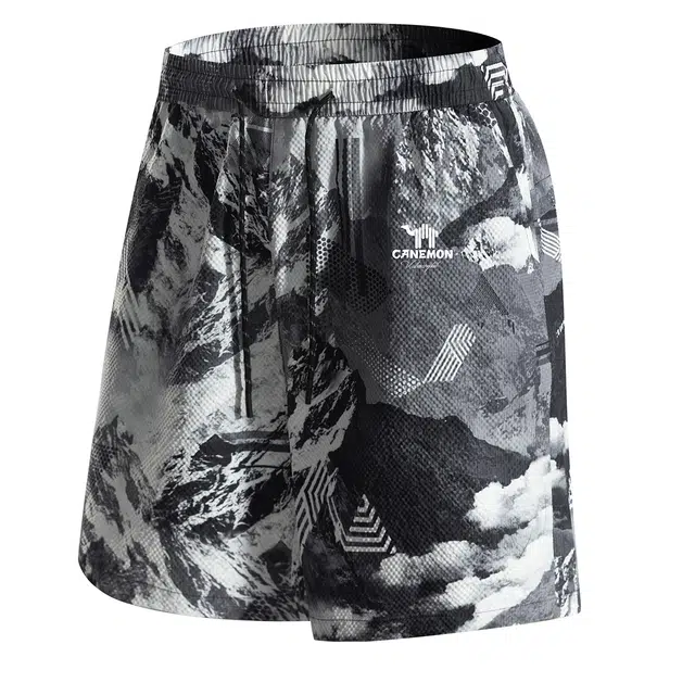 领航骆驼 美式复古户外运动透气速干潮流五分时尚百搭宽松休闲短裤 男女同款