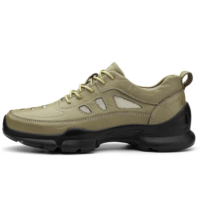 八哥 舒适户外 健步百搭 轻便增高防滑 低帮 生活休闲鞋 男女同款