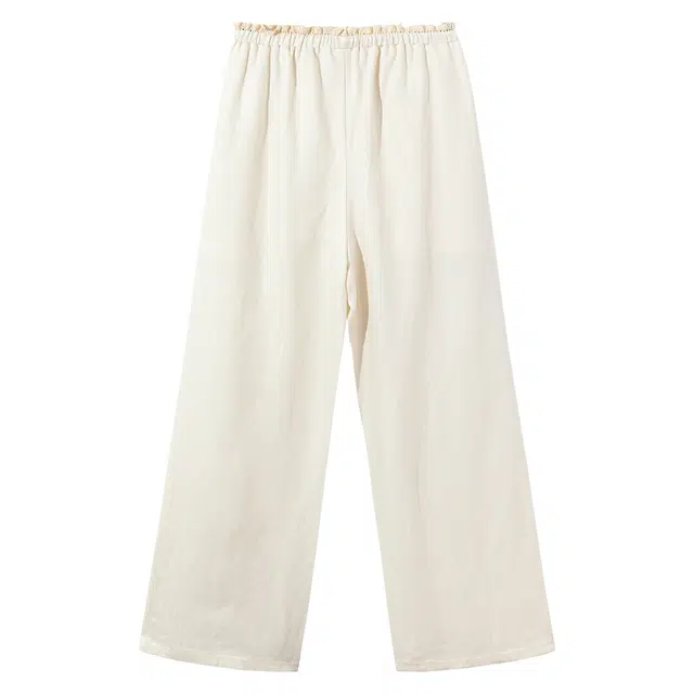 区区欧阳 宽松阔腿裤高腰休闲裤 女款
