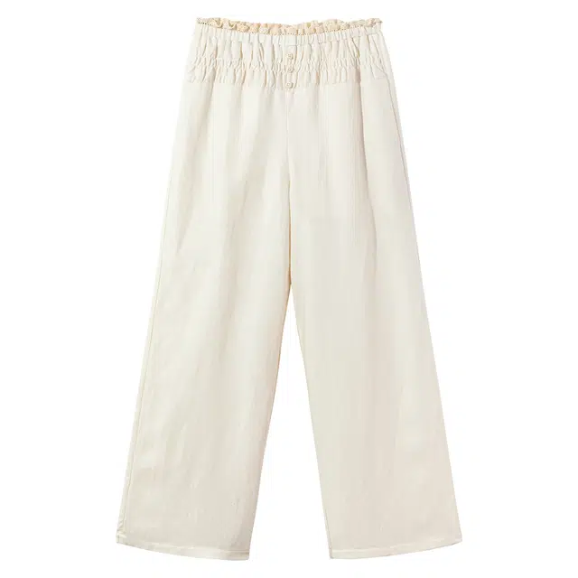 区区欧阳 宽松阔腿裤高腰休闲裤 女款