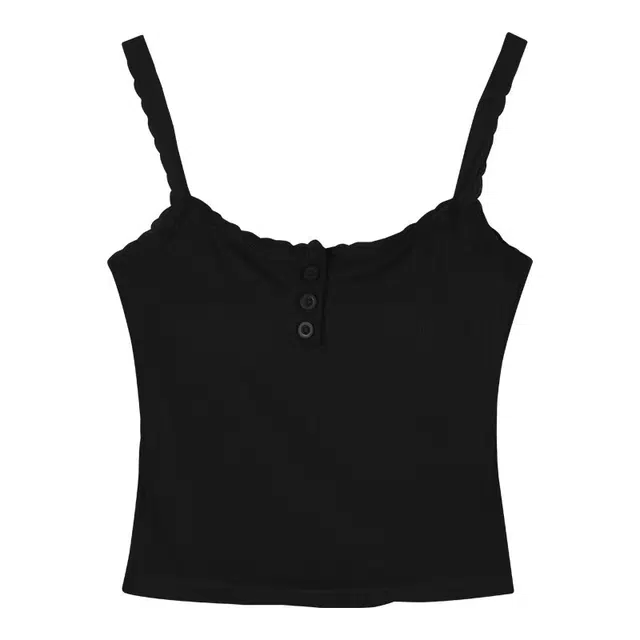 轻迎 蕾丝花边小背心带胸垫内搭外穿纯欲风甜美无袖上衣吊带 女款
