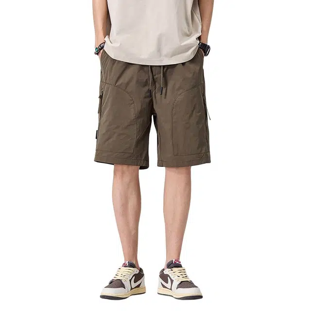 【dme】 美式宽松百搭舒适运动五分休闲短裤 男女同款