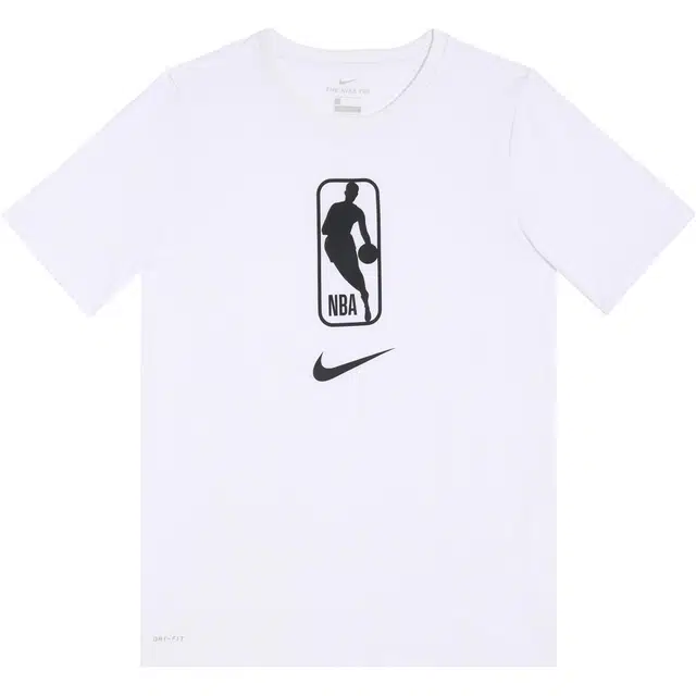 Nike NBA Dri-Fit T-Shirt White Youth