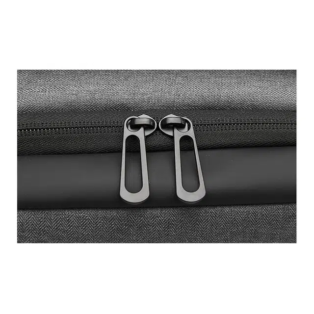 恒源祥 时尚大容量笔记本电脑包 牛津布 双肩包 男女同款情侣款 灰色/黑色