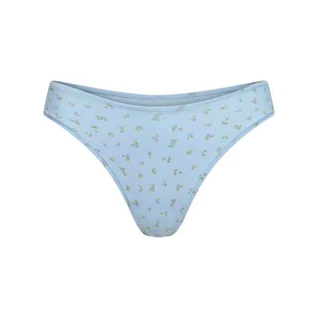 SKIMS SS25 COTTON JERSEY DIPPED THONG 1