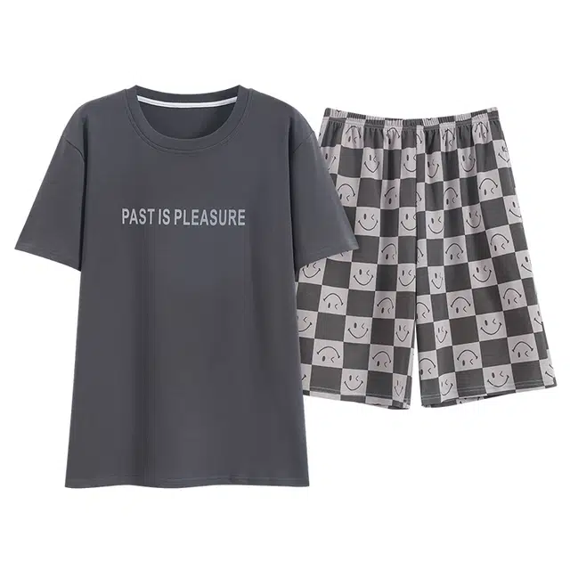 睦隆世家 家居服青少年休闲舒适睡衣套装 男款