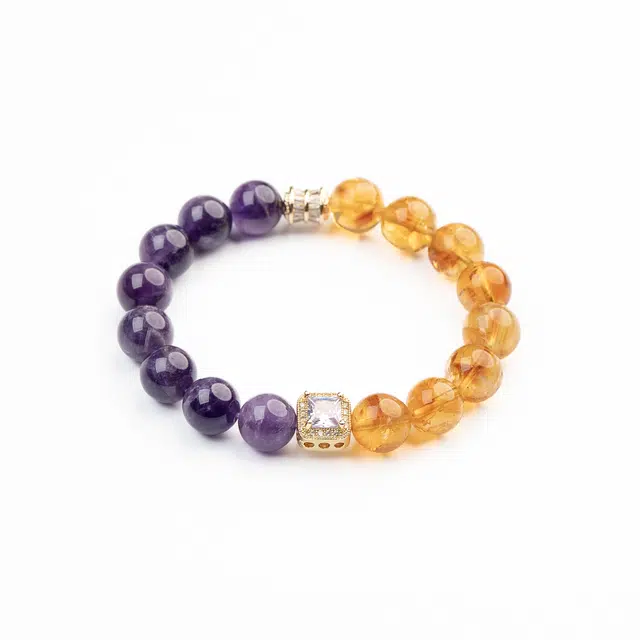 仙源 时来运转 财源滚滚 事业运爆棚#好运 紫水晶 手串 男女同款情侣款