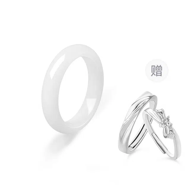 希笛拉 莫比乌斯情侣对戒 在逃公主 钟爱久久爱意交织 甜心蝴蝶结开口戒可调节一对 小众轻奢简约素圈 合金 菩提根 戒指 男女同款情侣款