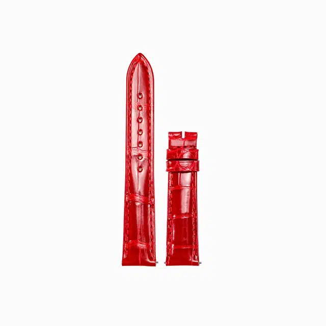 达梭 积家适用 手表表带 鳄鱼皮材质 女款