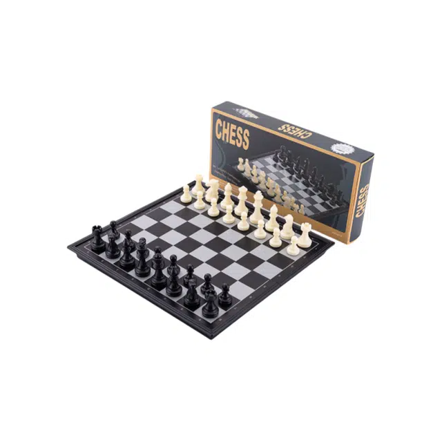 咕轹 磁性国际象棋 折叠便捷收纳磁力娱乐棋盘 桌游