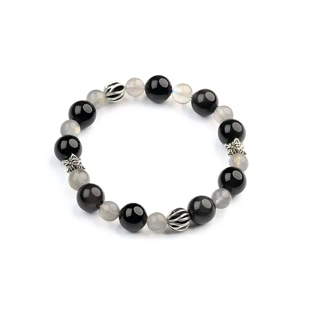 仙源 多财多福 转运财富财运 小众新中式大气高级感气质百搭能量好运 黑曜石 手串 男女同款情侣款