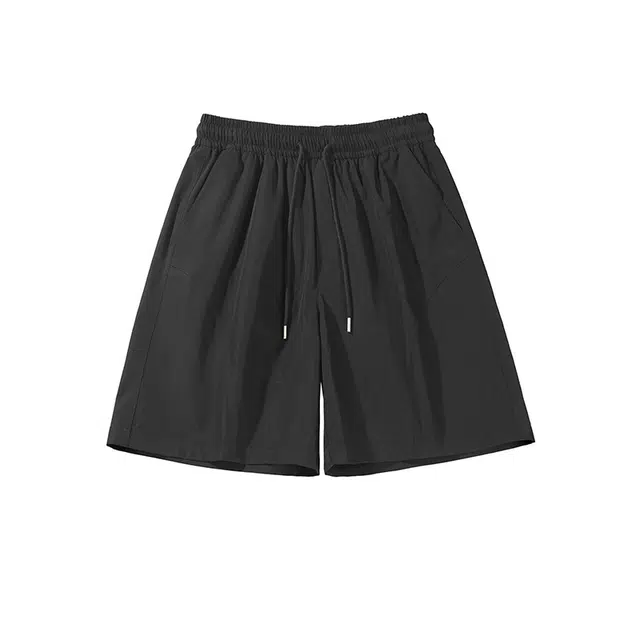 欧路得 美式斜切速干冰丝薄款篮球运动五分裤宽松工装裤休闲短裤 男女同款