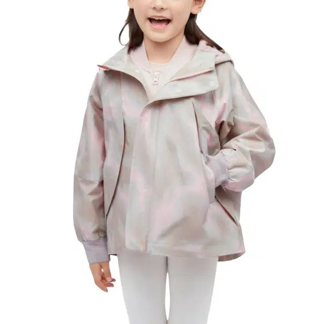 全棉时代户外服 三防二合一拉链长袖 中小童