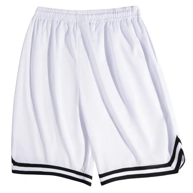 加菲猫家族 美式高街假两件宽松舒适跑步运动健身日常时尚通勤百搭系带松紧中腰五分青春活力休闲短裤 男女同款