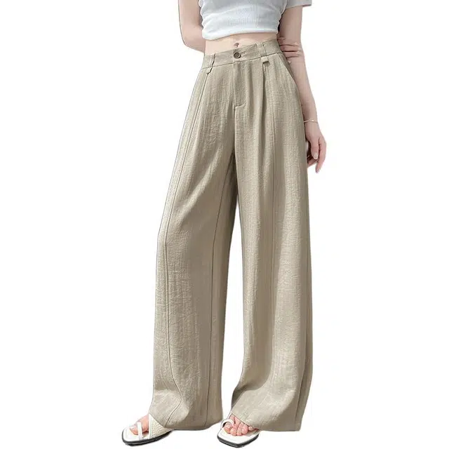 欧迪芬 舒适时尚简约通勤休闲裤 女款