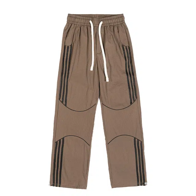 希越 高端条纹速干直筒休闲裤 男款