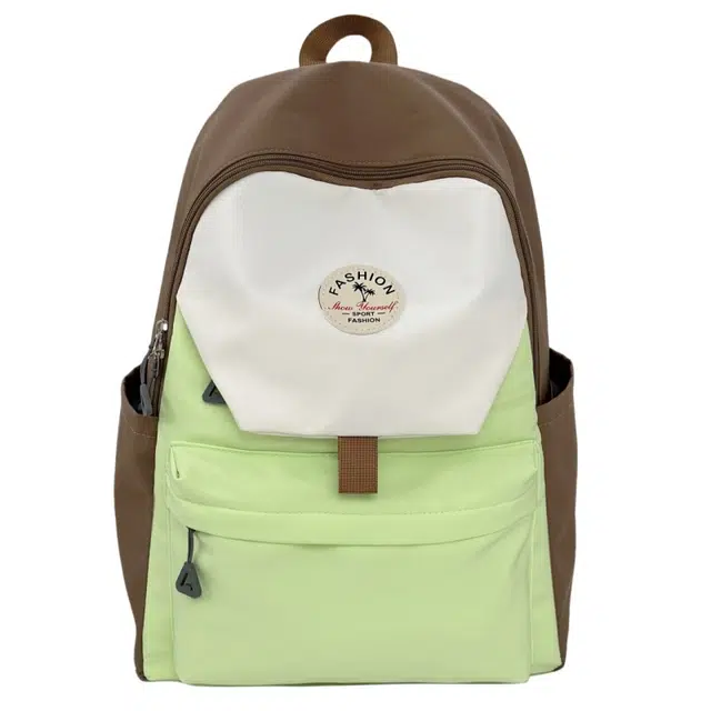 度森袋鼠 高颜值时尚百搭休闲森系撞色初高中上课背包 尼龙 双肩包 女款 多色