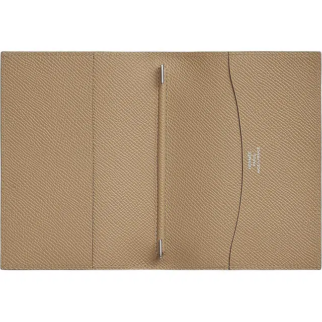 HERMES Simple GM verso agenda cover Epsom 1C Poussiere
