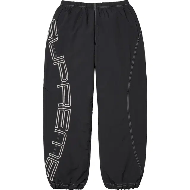 Supreme SS25 Spellout Embroidered Track Pant
