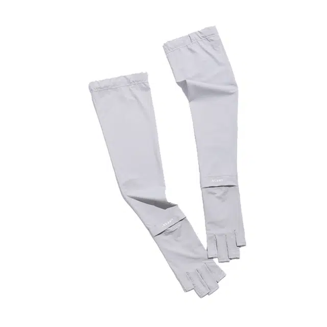 俞兆林 夏季冰袖加长款冰爽透气防紫外线冰丝袖套手套一体户外骑行开车运动登山钓鱼遮阳手袖护手臂套 轻薄 防晒袖 男女同款情侣款