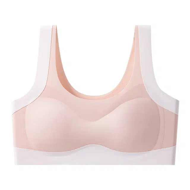 芬腾 薄款透气凉感内衣学生发育期防凸点背心式文胸 女款