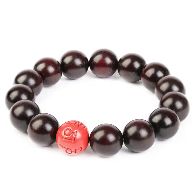 三檀小舍 招财新中式国潮平安如意纳福小众高级#好运 紫檀属 手串 男女同款情侣款