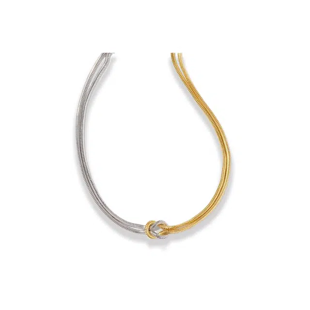 大唐国鼎 结缘蛇骨时尚简约轻奢小众设计森系高级感优雅甜美精致气质可爱温柔浪漫百搭 好运 钛钢 手链 女款