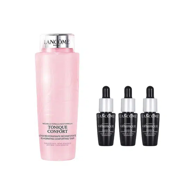 兰蔻 补水保湿修护套组护肤套装 保湿修护补水