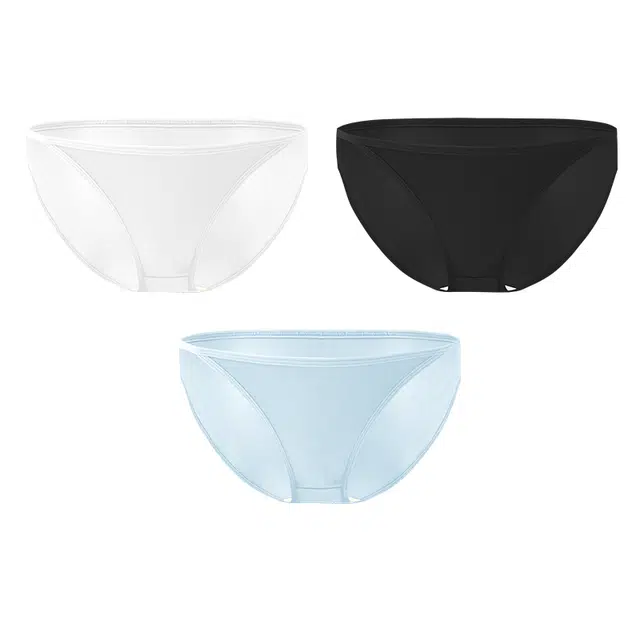 二三二三 抗菌云感棉裆部纯色简约时尚微弹三角裤性感低腰不卡臀内裤 女款