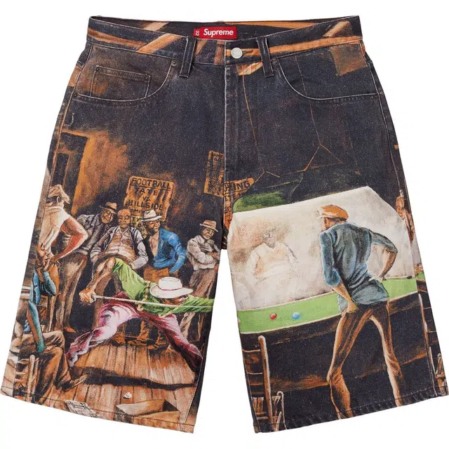 Supreme x Ernie Barnes SS25 Baggy Denim Short