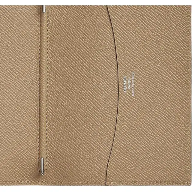 HERMES Simple GM verso agenda cover Epsom 1C Poussiere