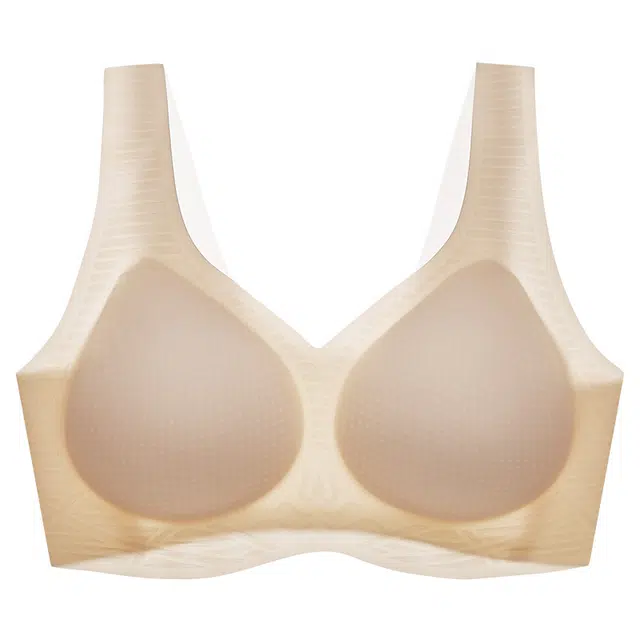 草本初色 轻薄内衣女夏天薄款小胸聚拢大胸显小无钢圈美背无痕果冻文胸 女款