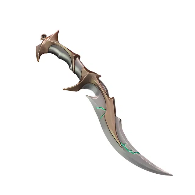 乐智由我 瓦罗兰特游戏周边近战武器 弃王遗思仪式刀 全金属工艺 成品模型