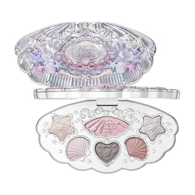 花知晓 贝壳珍珠系列六色眼影 哑光气色珠光自然