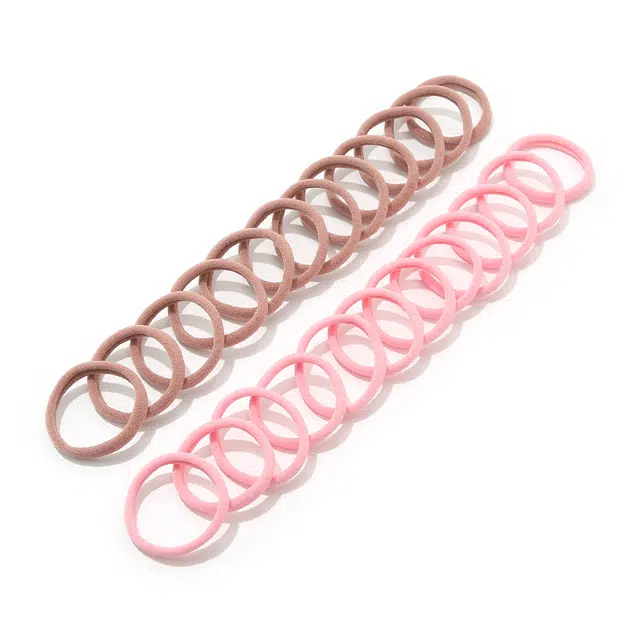 如花梦 多巴胺橡皮筋高马尾皮套 布艺 发圈 女款