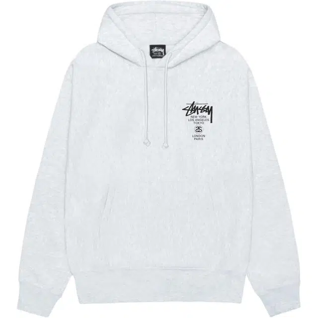 Stussy SS25 World Tour HOODIE logo