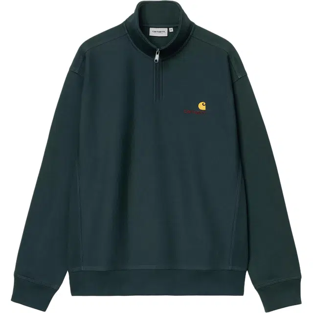 Carhartt WIP SS25 Half Zip American Script Sweatshirt