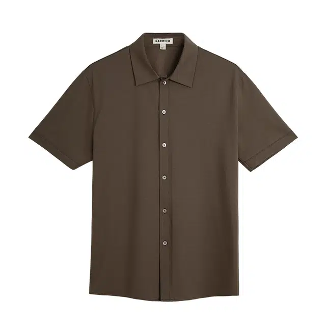 丹宁哲学 高端超细久洗如新舒适透气短袖衬衫 男款